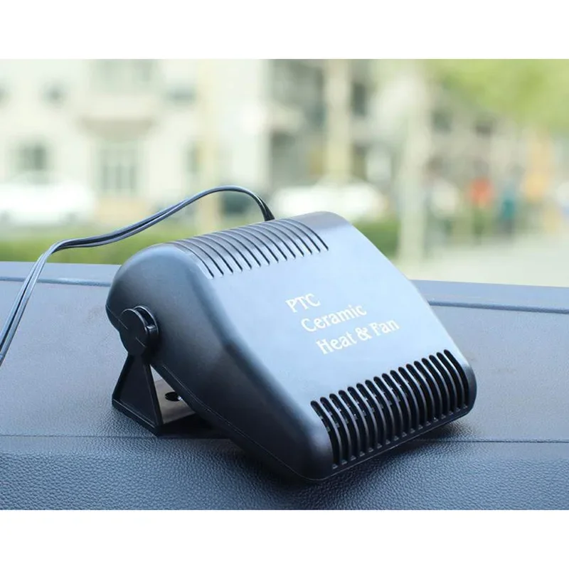 

New 2 In 1 Car Air Heater Cooler Fan Windscreen Demister 12V 150W Defroster Electric Heating Portable Auto Dryer Dehumidifier