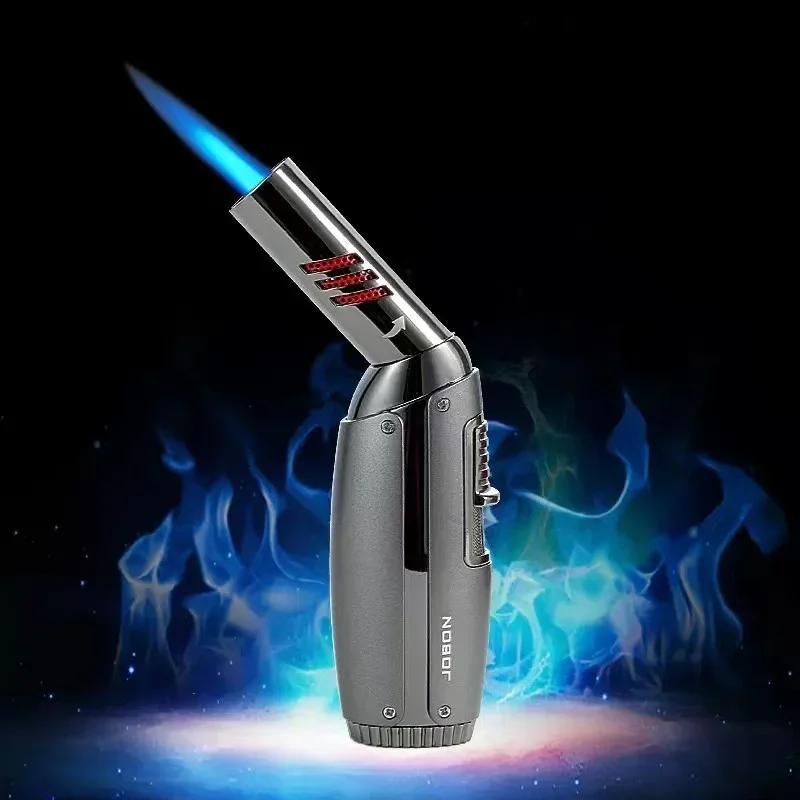 

Jobon Straight At Windproof Inflatable Lighter Cigar Kitchen Baking Spray Gun Men's Gadgets Igniter Cigarette Accessories Gifts