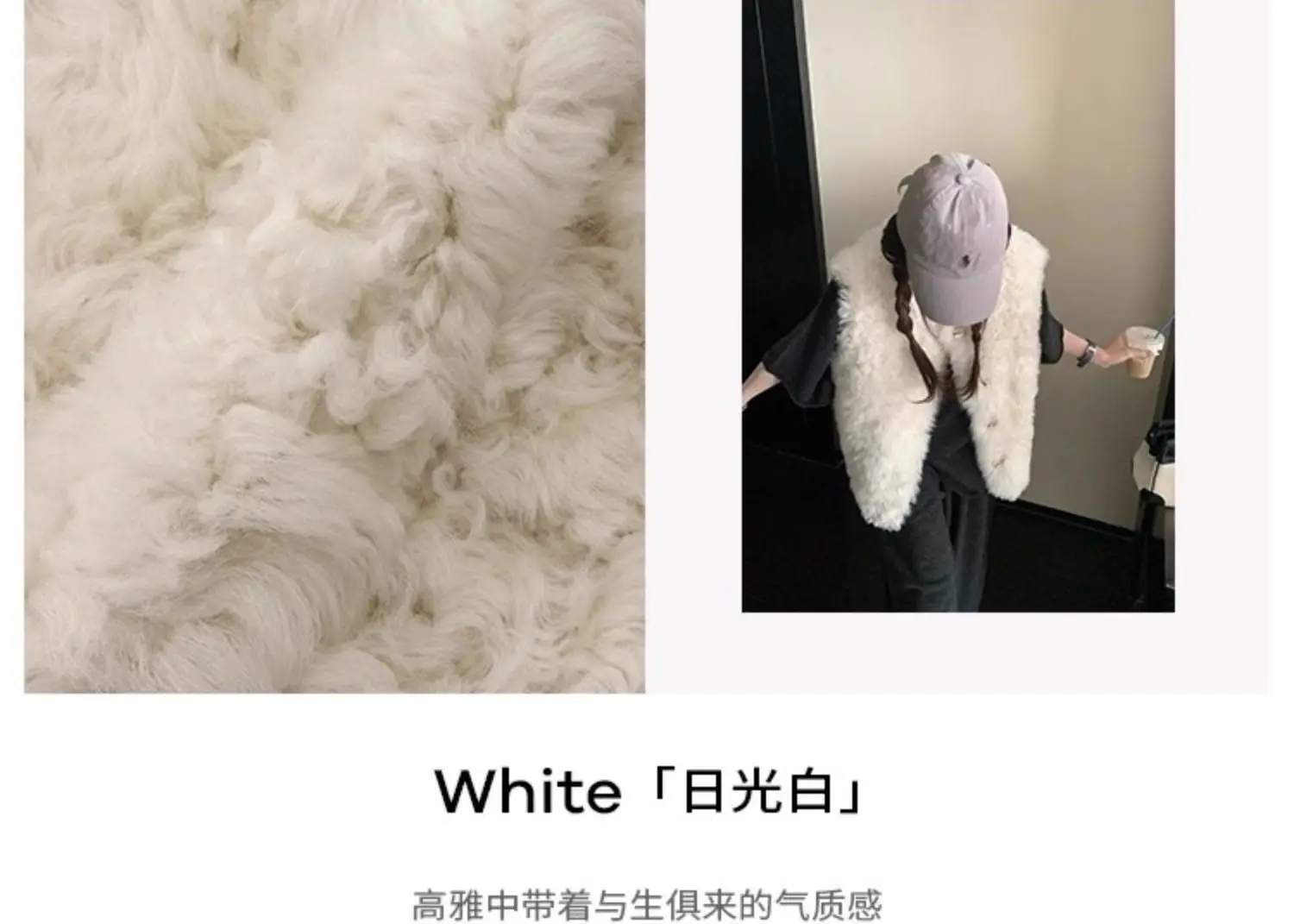 النساء فو الفراء سترة معاطف جاكيتات جولة الرقبة معطف سميكة الدافئة Y2k الشارع الشهير سترة أنيقة العمل سترات بلا أكمام الخريف الشتاء #6