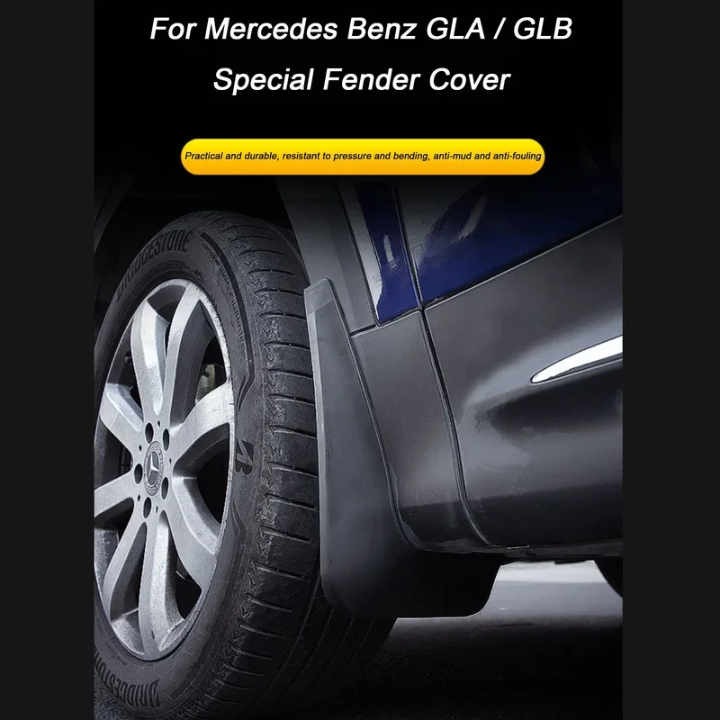 For Mercedes Benz GLA GLB X247 H247 2020 2021 2022 2023, Car Mud Flaps Splash Guards Fender Cover Tire Mount Mudguards Accessory