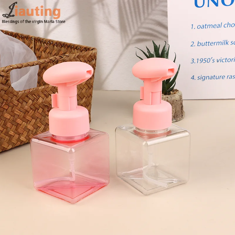 250/450 ml Schaumspender Kunststoff nachfüllbar leere Seife nachfüllbare Pressflasche Kosmetikverpackung Flüssigseifenbehälter