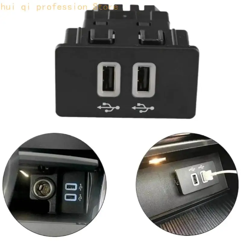 2 USB-Armaturenbrett-Anschlusseinsatz HC3Z-19A387-F für den Ladezugang für Mobiltelefone Auto H8WE – Detail 8
