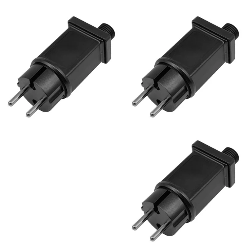 T24C 3X 4.5V 1A Plug LED Power Supply LED Transformer Plug Adapter IP44 Waterproof LED Light Strip Adapter EU PLUG
