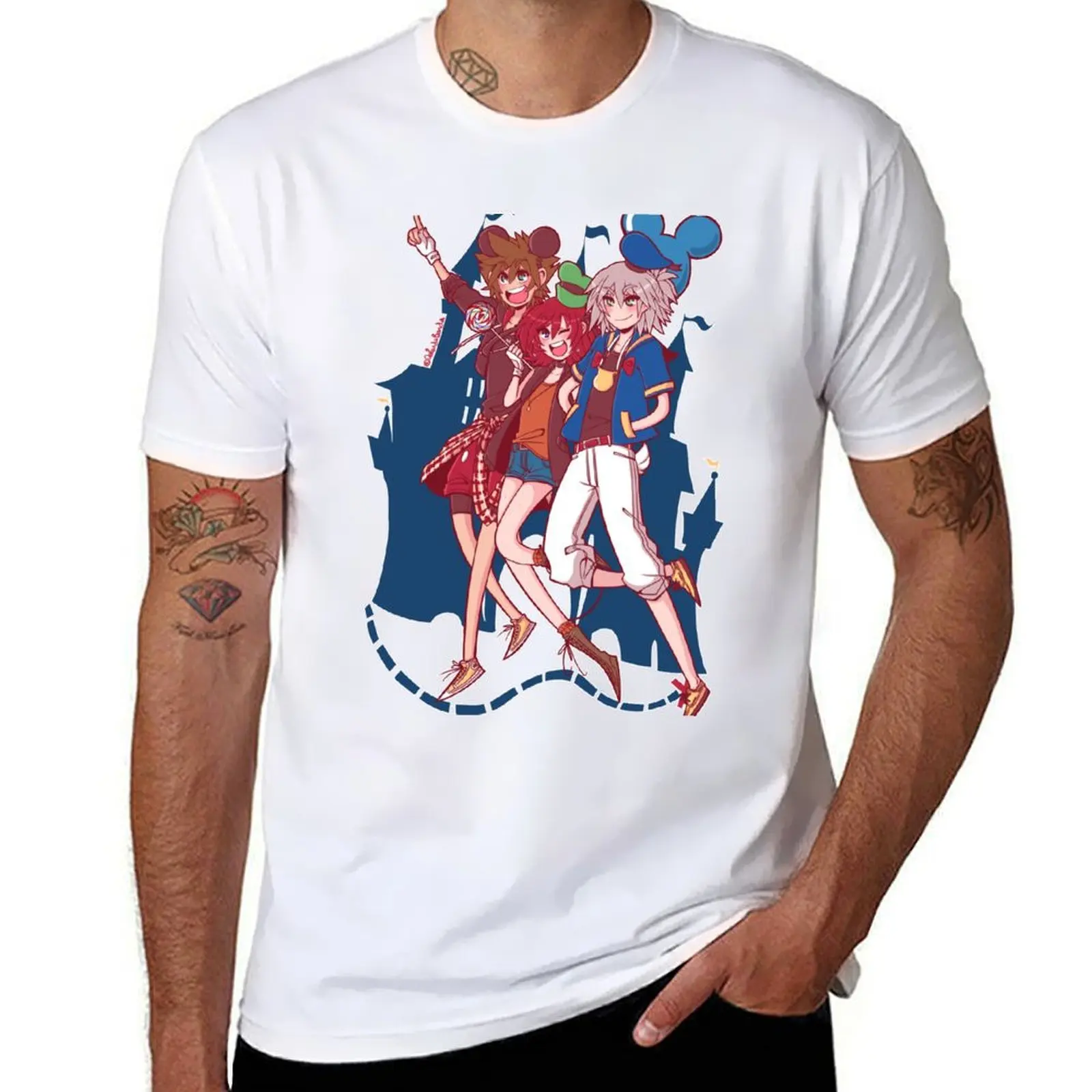 

Just Three Besties in Casual Cosplay... :) T-Shirt t shirt man casual anime tshirt T-Shirt