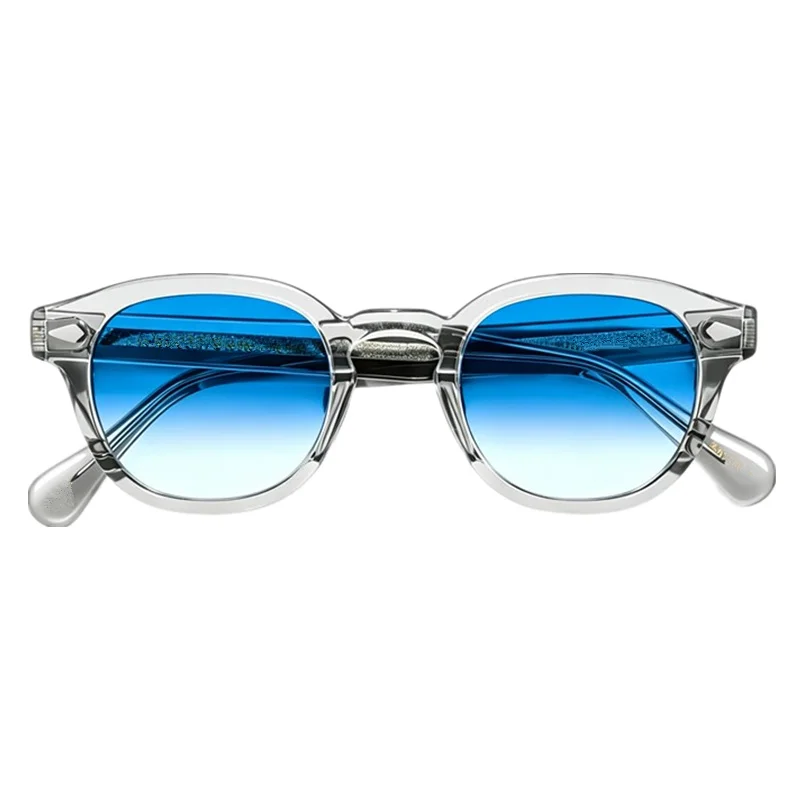 New Color Johnny Depp Tinted Sunglasses UV400 Fashion Newyork Hipster Glasses Men Women for Prescription Goggles - view 4