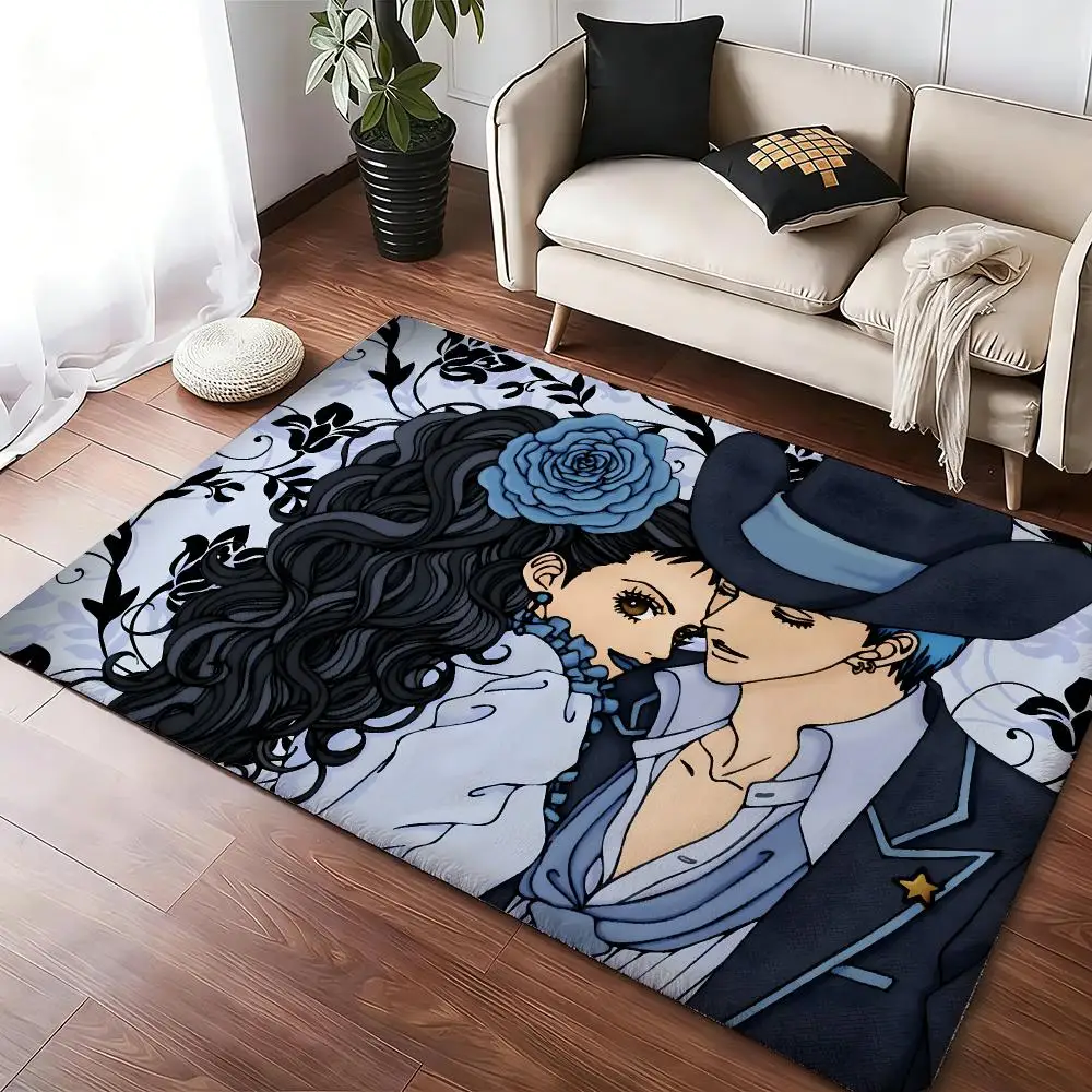 Paradise Kiss Floor Mat Soft Thickened Absorbent Non-Slip Bedroom Living Room Door Mat Home Decor Flannel Rugs