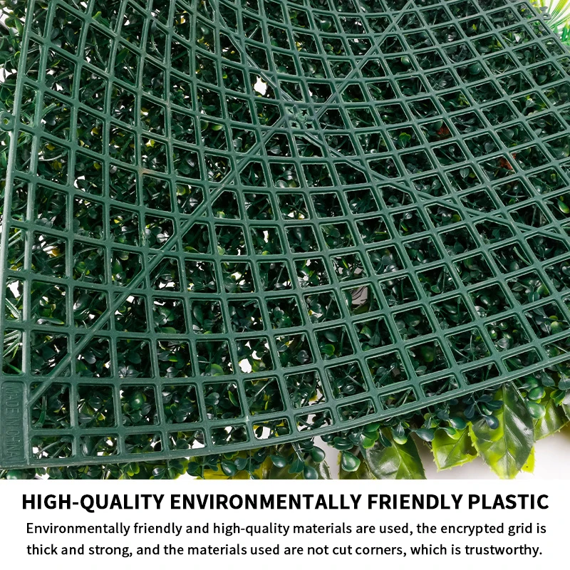 Artificial Plant Grass Wall Panel, UV Protection, DIY Backdrop, Plastic Leaves, Home Privacy Fence, Garden, Wedding Decoration