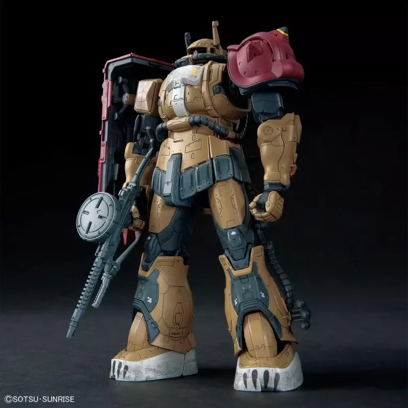 Bandai Original Gundam Model Kit Anime Figure HG 1/144 MS-06F ZAKU2F TYPE SOLARI(RFV) Action Figures Toys Gifts for Children