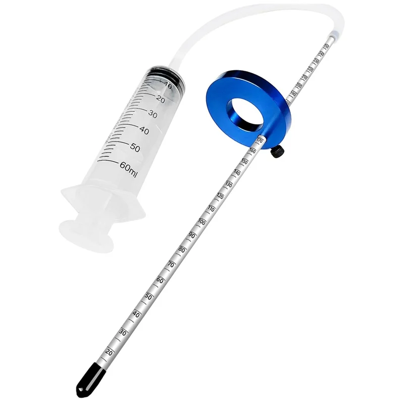 

Инструмент для измерения уровня масла вилки для мотоцикла, регулируемый, маркировка 300 мм, емкость 60 мл, стабильная форма C, регулятор