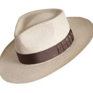 

Hot Sale Five-point Grass Bow Flat Side Jazz Grass Top Hat Fine Hand Knitting High-end Straw Hat