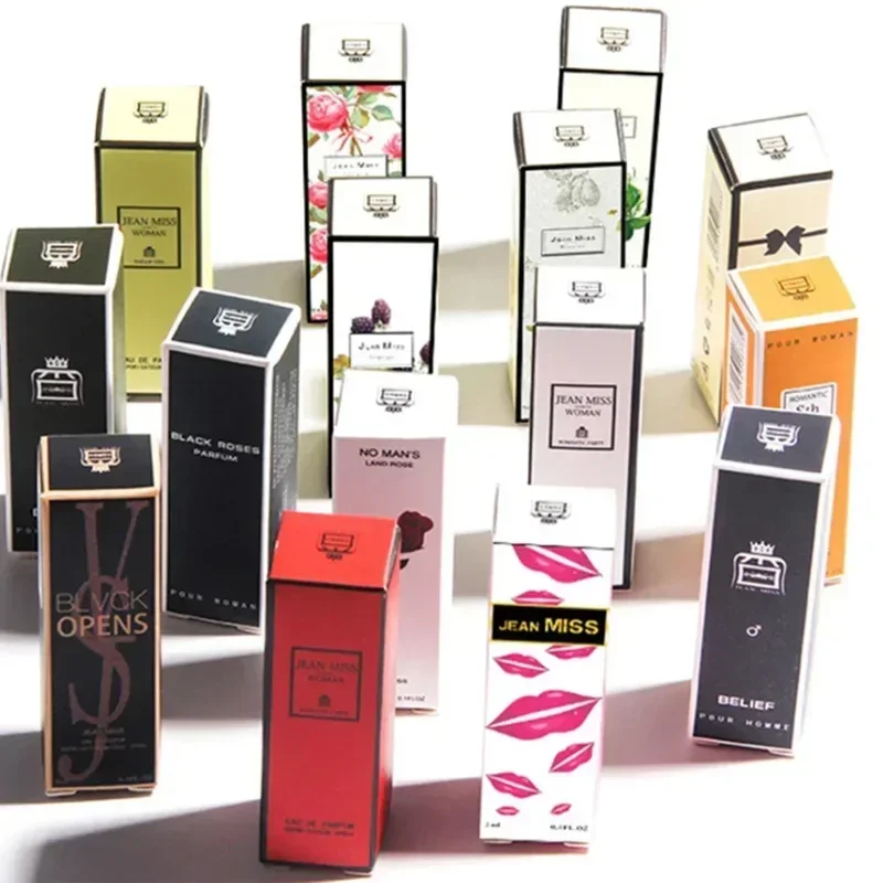 Set di campioni di profumo per uomo e donna da 10 pezzi 3ML eau de toilette profumo a lunga durata portatile per viaggi facile da trasportare