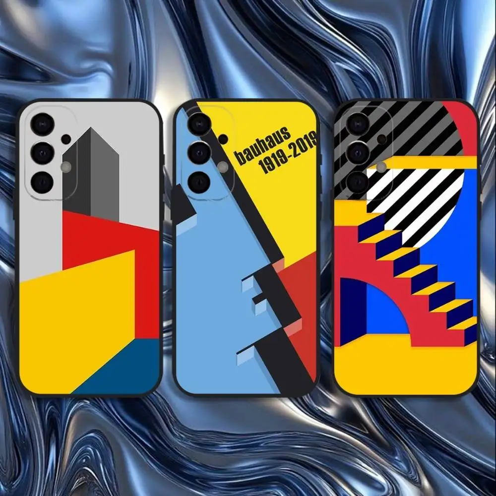 

Bauhaus Exhibition Art Phone Case For Samsung S25,S24,S21,S22,S23,S30,Ultra,S20,Plus,Fe,Lite,5G Black Cover