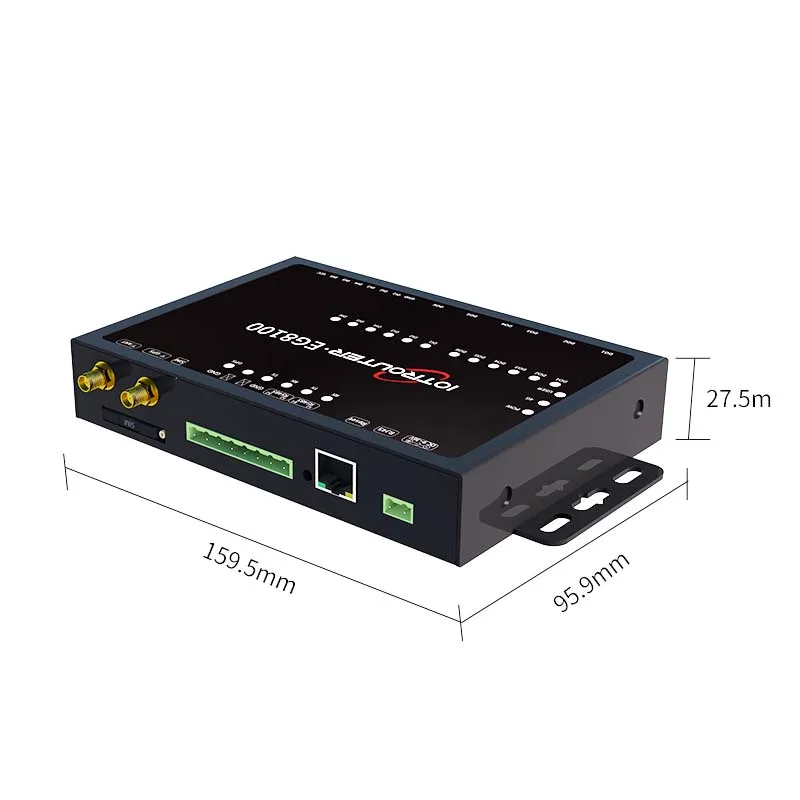 4G Remote Plc Data Acquisition Noded Gateway Custom Protocol to Modbus Edge Computing EG8100