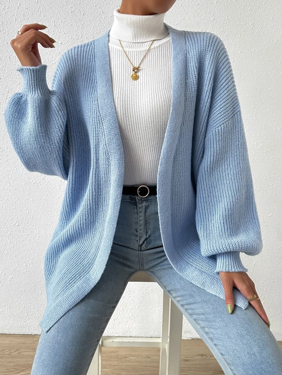 

Lightweight Open Front Knit Cardigan Sweater Women Long Sleeve Casual Winter Warm Outerwear