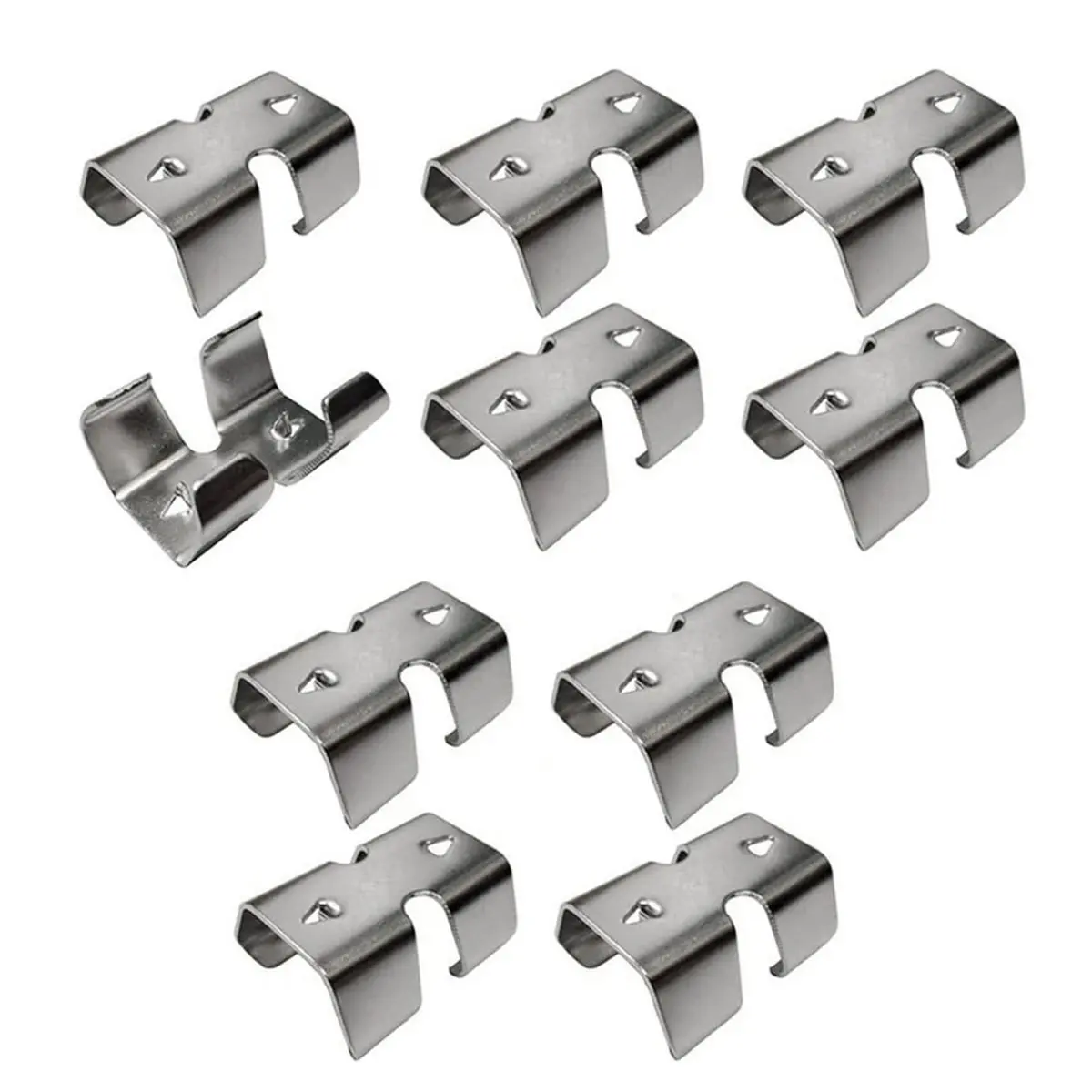 DT38 Heavy-Duty Double Rope Clips, Capable of Clamping Two Ropes, Suitable for Twisted or Braided Ropes.