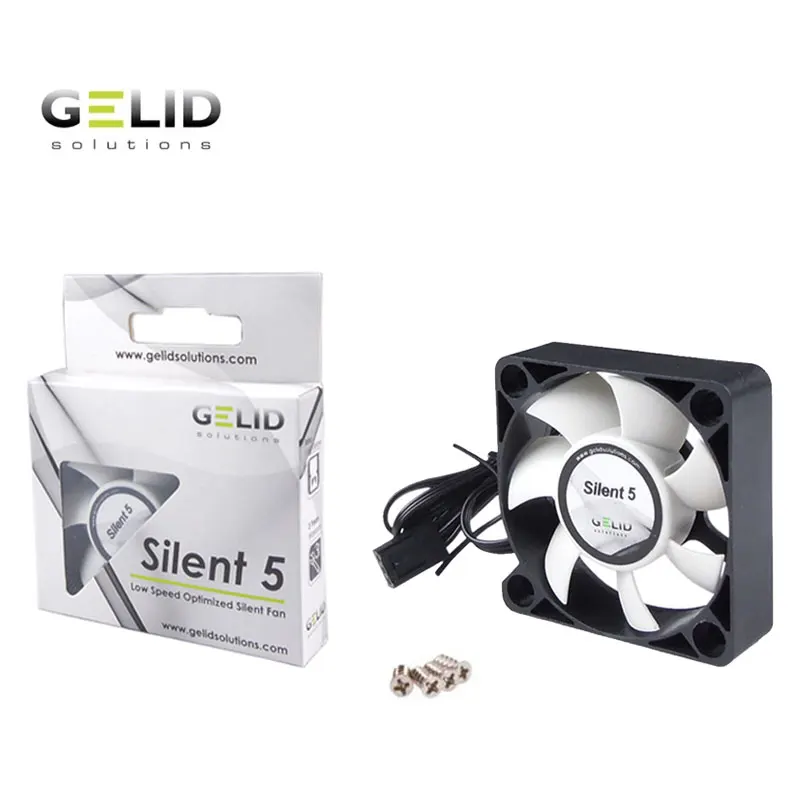 GELID Silent Computer Case Cooling Fan RGB 90mm/120mm/140mm Quiet 1000RPM PWM Fan CPU Cooler Master Radiator