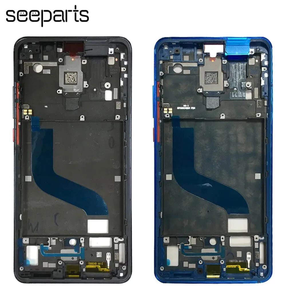 For Xiaomi Redmi K20 Pro Middle Frame Rear Bezel Plate Chassis Housing For Xiaomi Mi 9T Pro Back Frame Replacement Parts