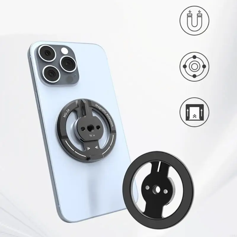 

Универсальный магнитный адаптер для крепления штатива для телефона с винтом 1/4 и холодным башмаком для поддержки камеры и H8WD