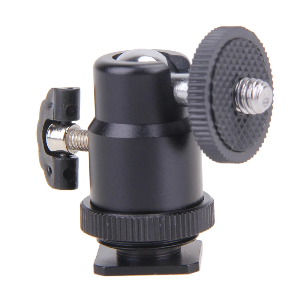 Tripod for GOPRO AluminumTripod Mount 1/4 Hot Shoe Adapter Metal Cradle Ball Head with Lock Camera Accessories 360 Degree