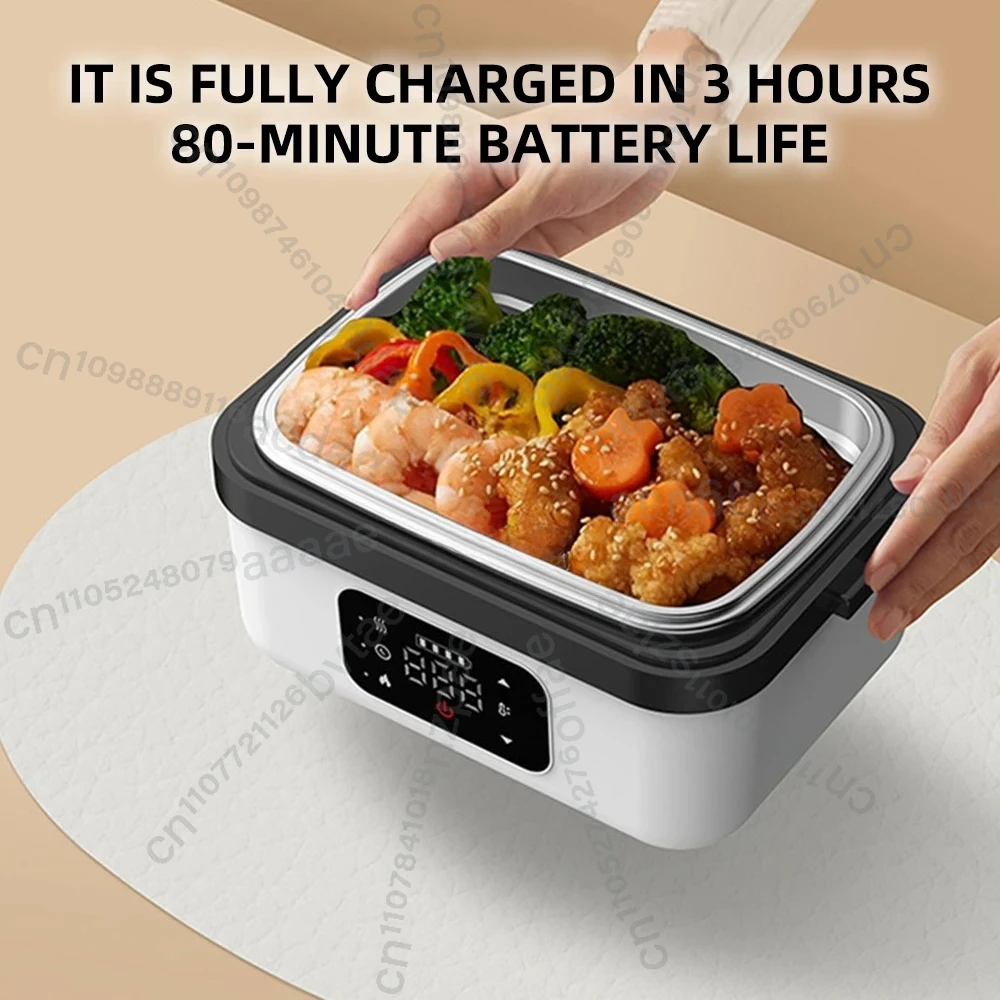 

Портативный ланч-бокс с беспроводным подогревом, мини-мультиварка для дома