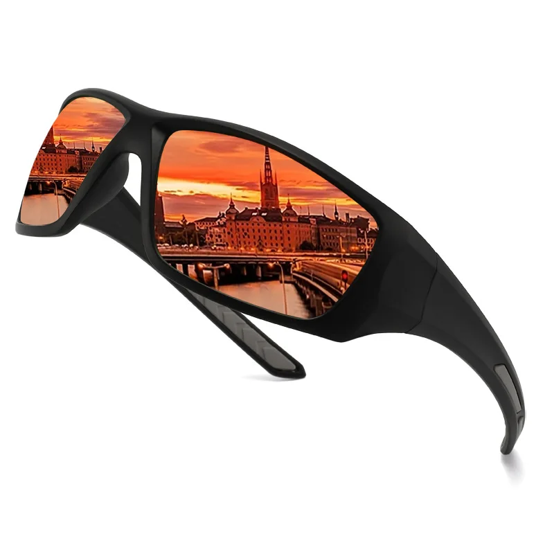 

Polarized sunglasses for men, classic UV400 protection lenses, Vintage style, for outdoor sports, sand, fishing and driving