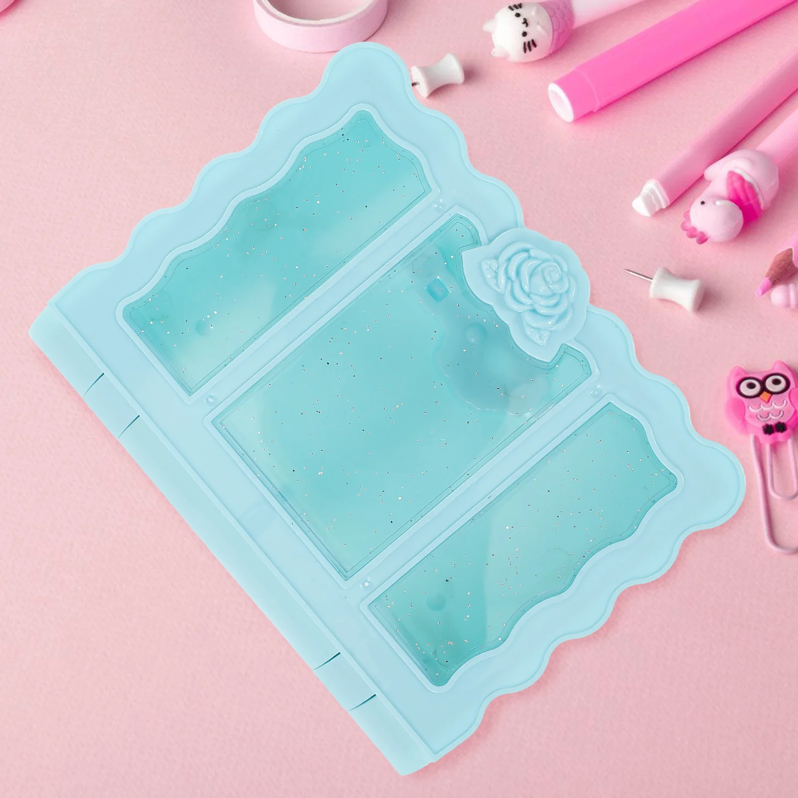 

2pcs Jewelry Storage Box Retro Small Plastic Organizer For Earrings Rings Trinkets Table Decorative Holder Case Sundries