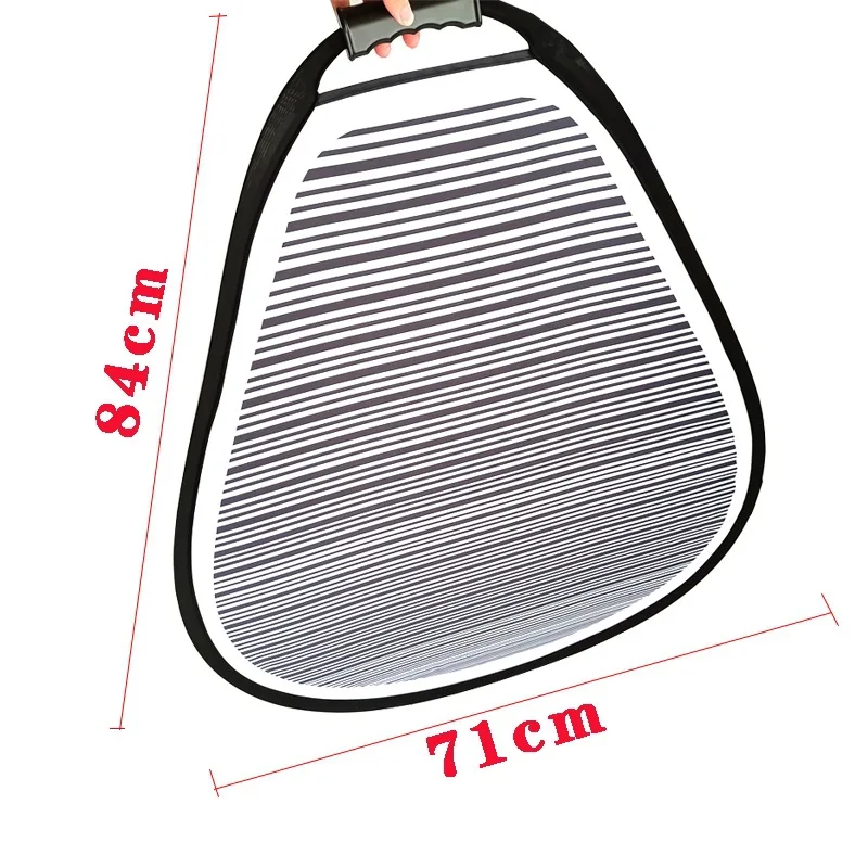 Car Dent Repair, Pear-shaped Foldable Reflector, Body Bump Repair Inspection Board, Hand-held Leveling Tool