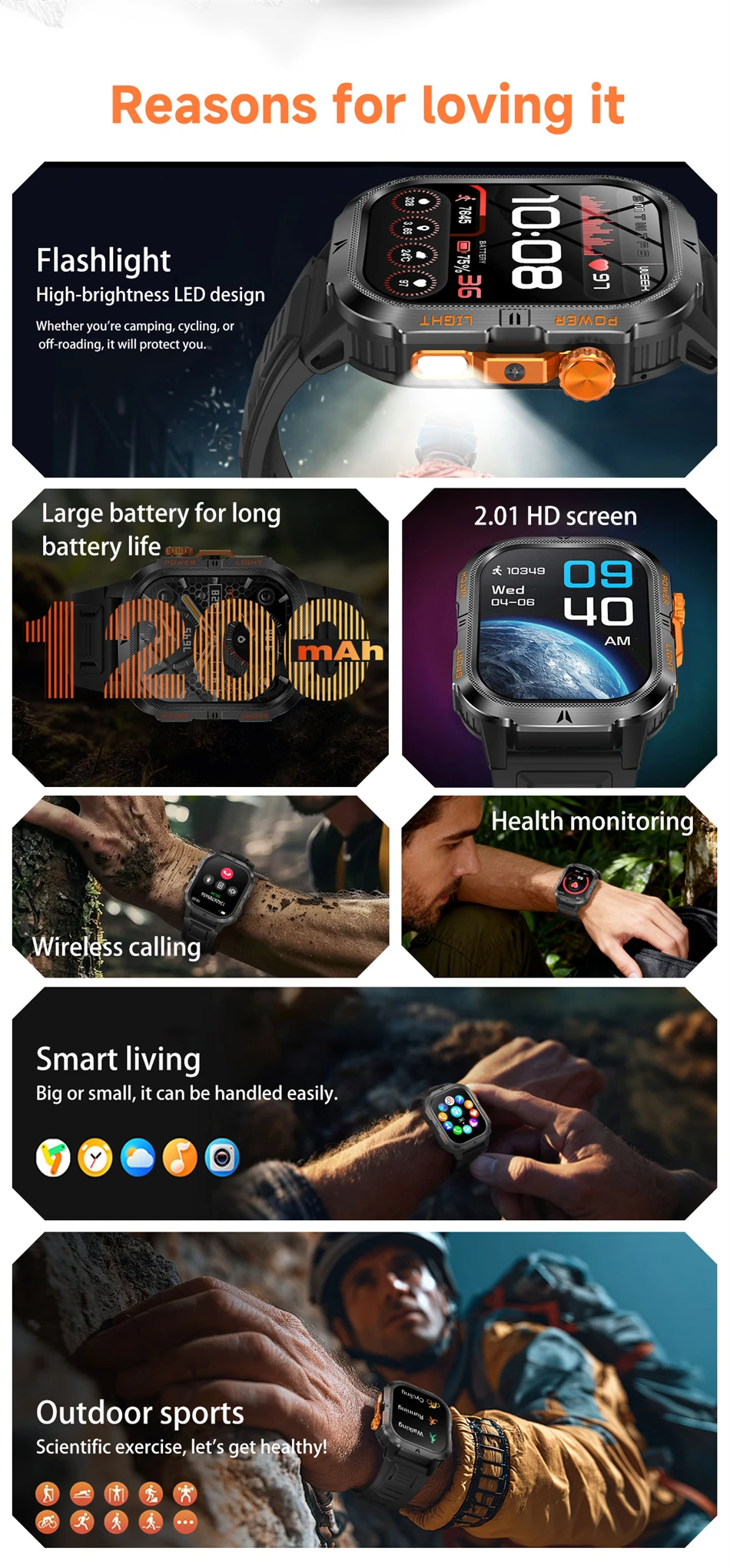 Men Smart Watch With Gps And Bluetooth Calling Amoled Display_voghion.com