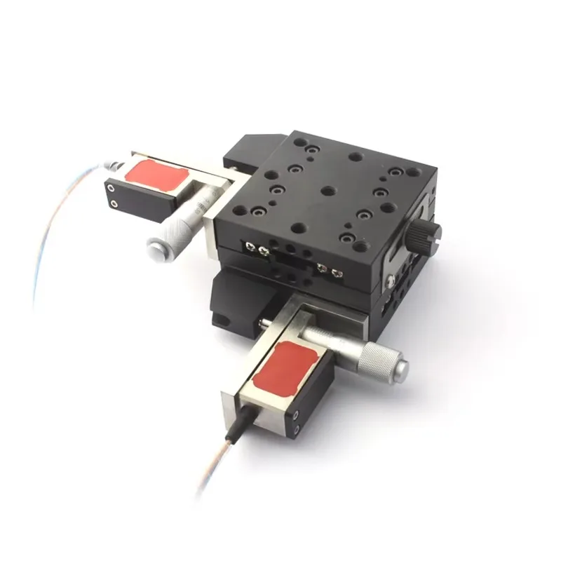 High Precision XY Linear Move Stage Manual Double Axis Displacement Translation Stage.