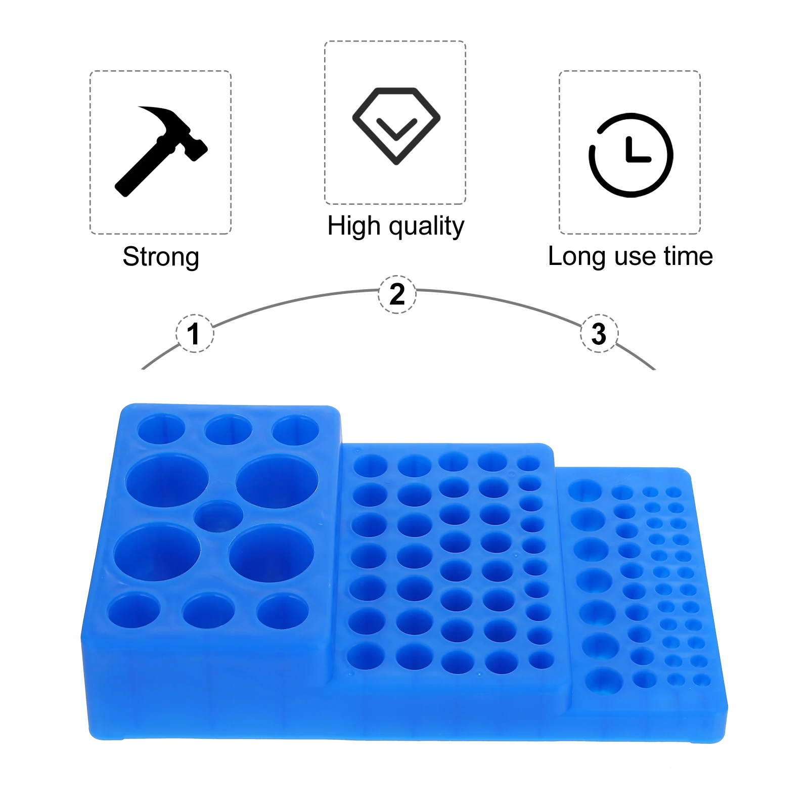 

Test Tube Rack 40 Hole PP Material Laboratory Plastic Stand Holder For Tubes Organizer Test Tube