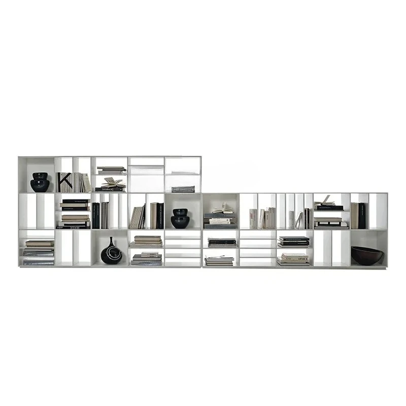 

zxBookcase Minimalist Modern Fashion Paint Storage Cabinet Partition Wall Cabinet