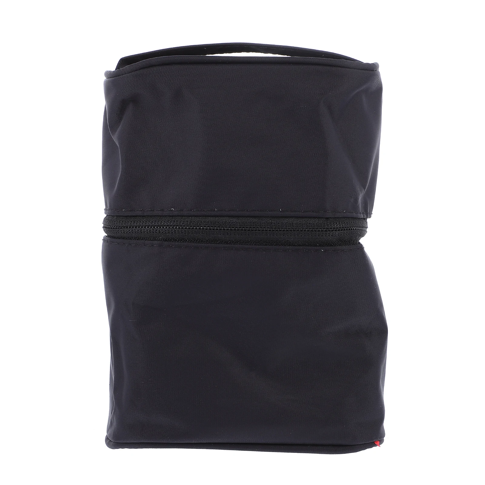 

1pc Travel Toiletry Bag Portable Makeup Storage Case Girls Black Mesh Bag Separate Skincare Travel Organizer