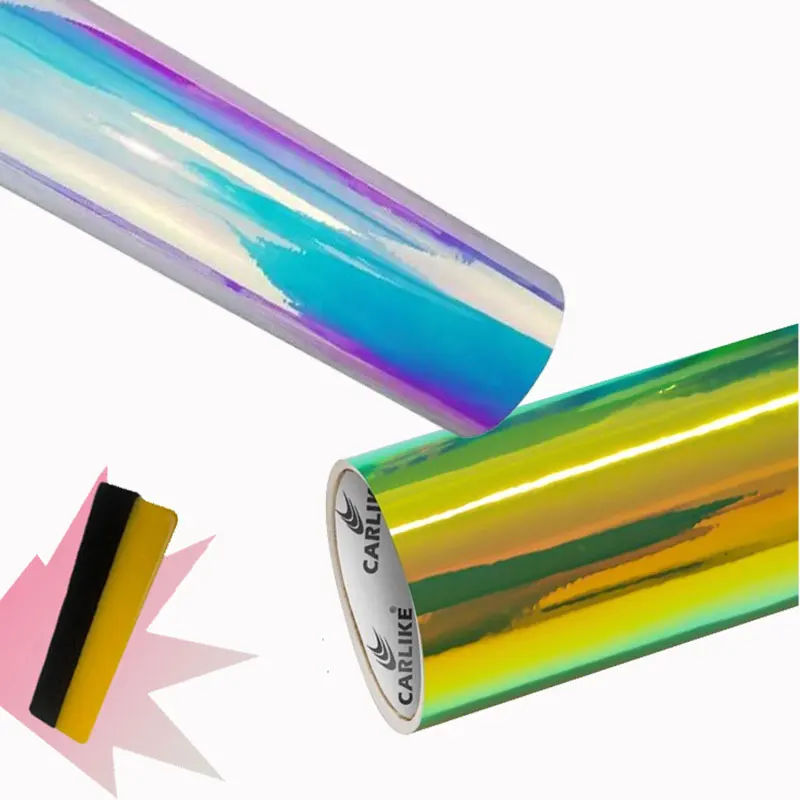 

Автомобильная пленка с радужным гальваническим покрытием, меняющая цвет, изменяющая внешний вид вашего автомобиля, представлена разные цвета под разными углами