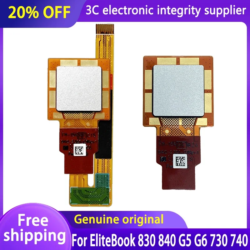 

New Original Fingerprint Reader for EliteBook 830 840 G5 G6 730 735 740 745 440 430 450 G6 G7 Laptop Fingerprint Cable Reader