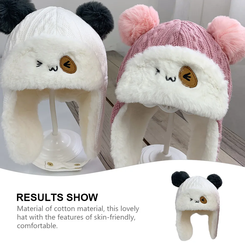 

Хлопковая детская зимняя шапка с ушками, мягкая, удобная, теплая шапка-бини для мальчиков и девочек, легкая, легко надевается, идеально подходит для праздников