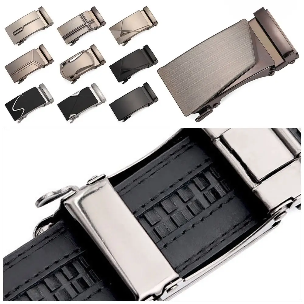 Fashion Adjustable Belt Replacement Buckle DIY Iron Automatic Buckle Belt Buckle Men