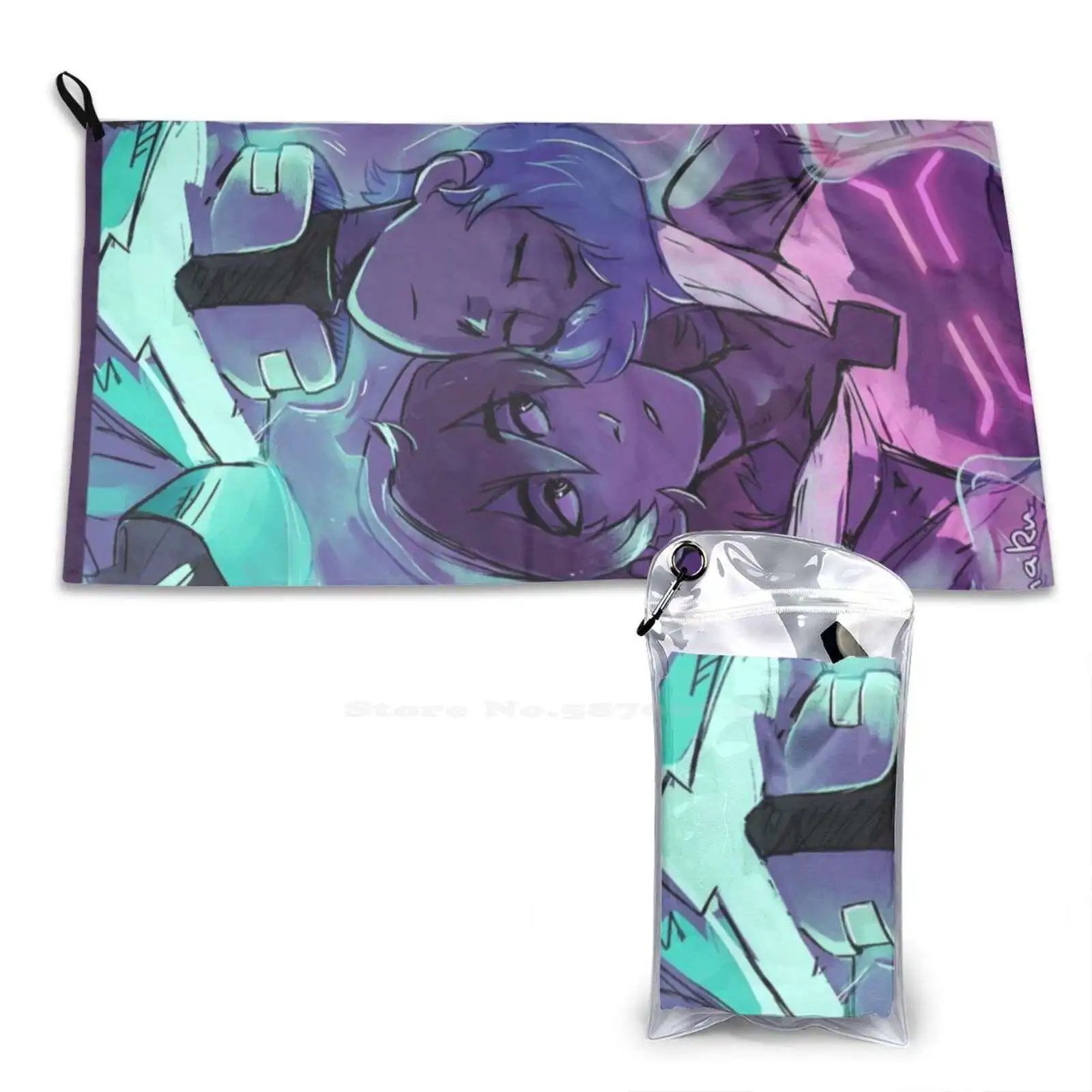 On Different Teams Soft Towel Quick Dry Beach Towel Klance Keith Kogane Lance Mcclain