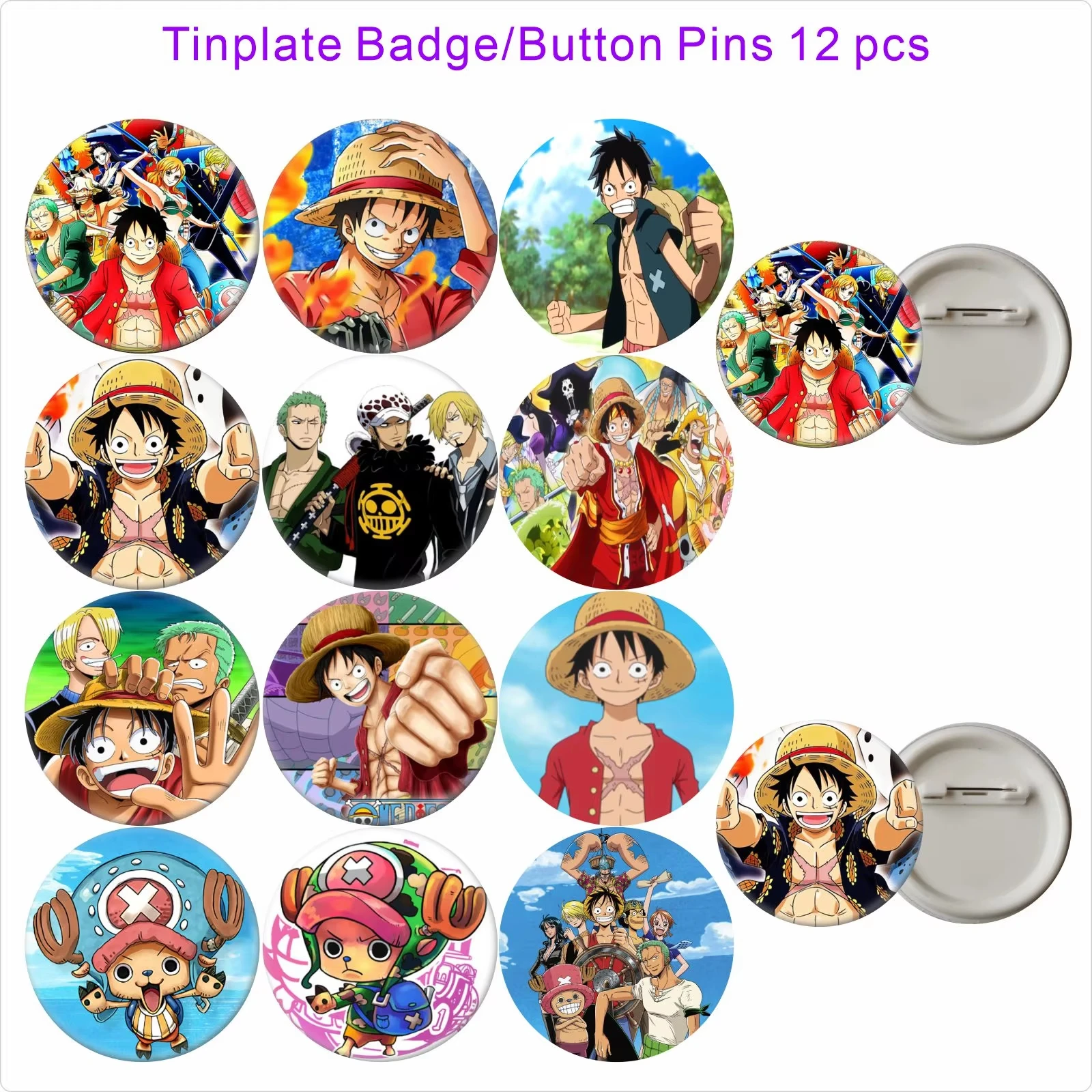 One Piece Partydekoration Geburtstagsfeier-Zubehör Tortendekoration Teller Geschenkbox Ballon Schnapparmband Lehrer-Belohnungspreise – Detail 7