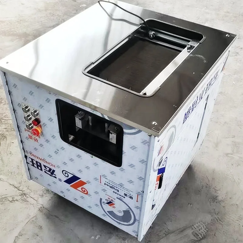 Fresh Sardin Tilapia Salmon Electric Cutter Oblique Meat Cut Small Slice Mini Fish Process Fillet Machine