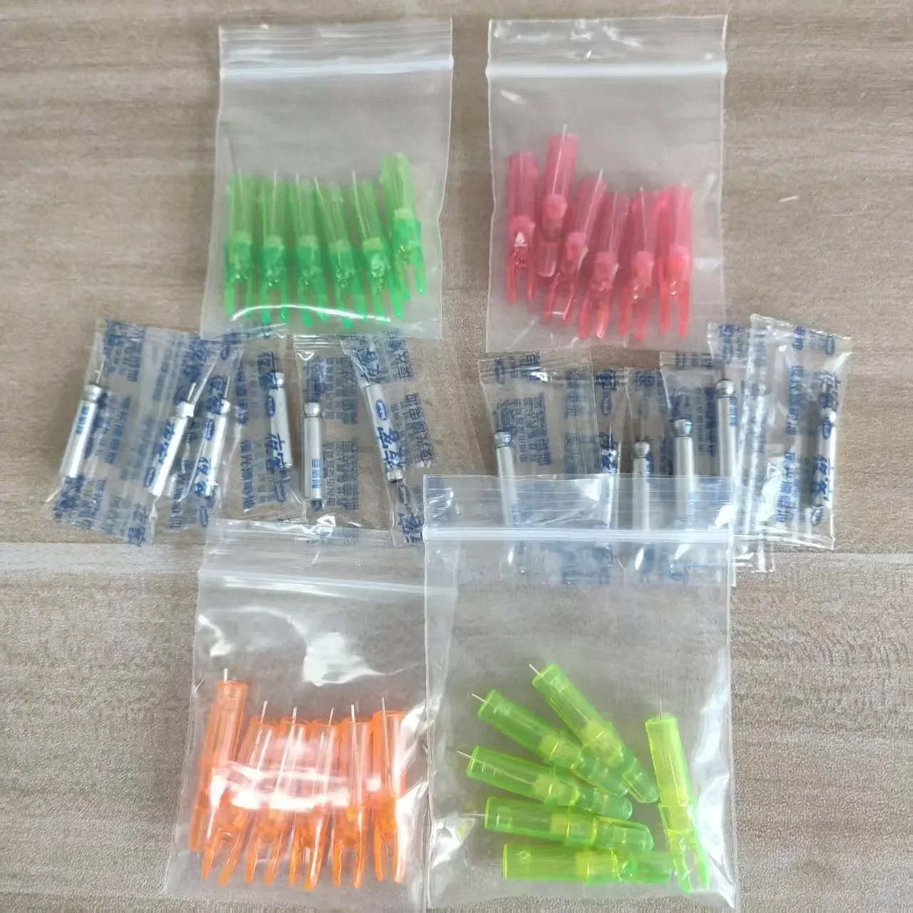 6PCS LED Lighted Arrow Nocks Luminous 6.2' Bow Hunting Shafts Tail Glow-in-the-Dark Archery Accessories for Bow Users