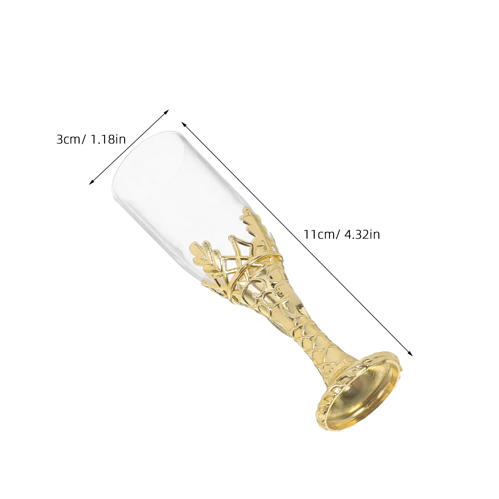 12Pcs Church Decorative Wine Cups Vintage Chalice Gothic Communion Offering Altar Religious Ritual Drinking Glasses