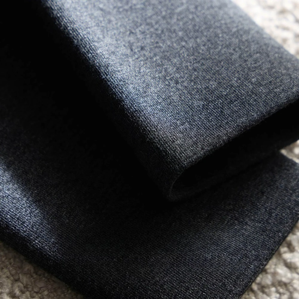 Frauen Herbst Neue Seide Lyocell Wolle Gemischt Wasser Waschbar Hohe Elastizität Einteilige Samt Segmentierte Druck Unten Hosen