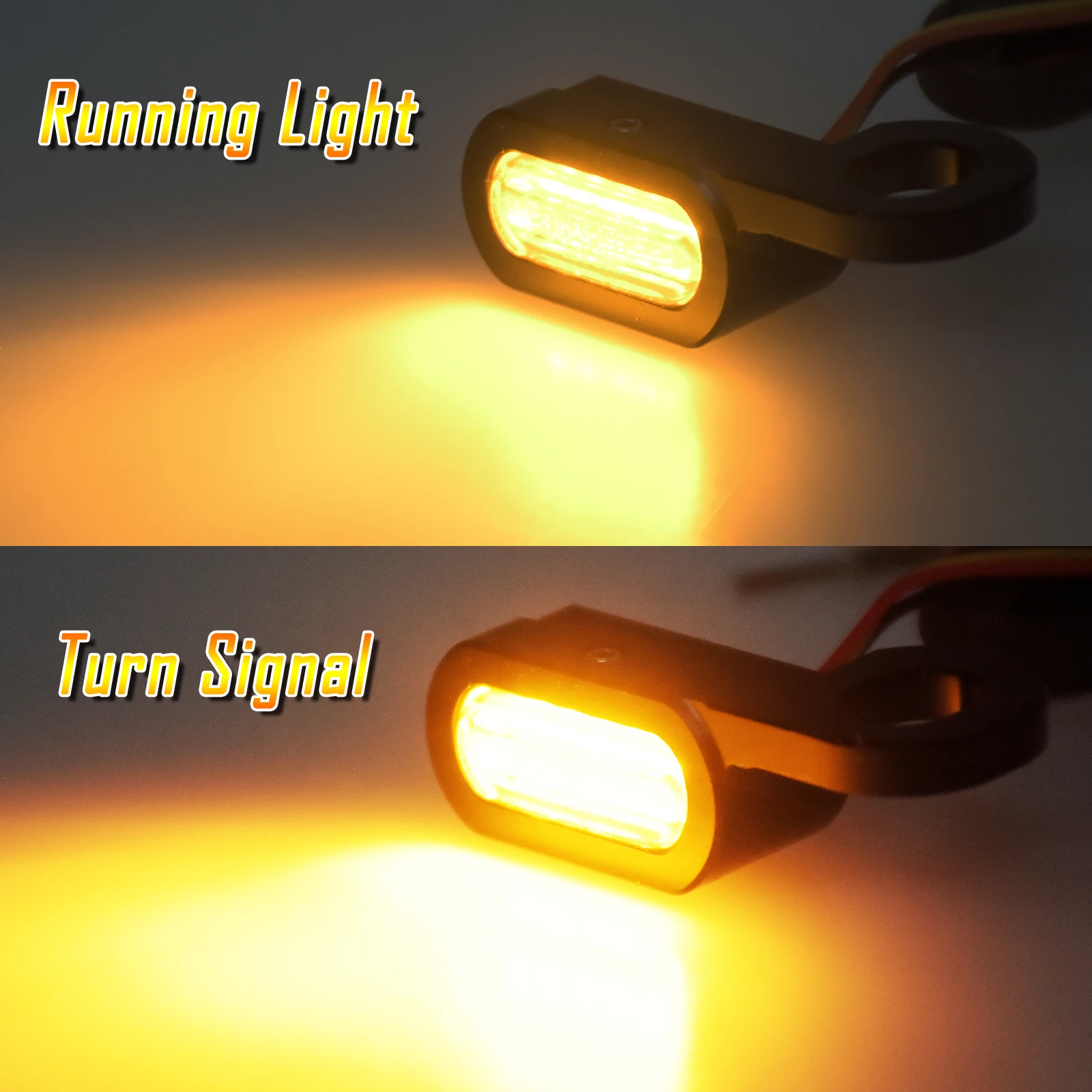 Motorcycle LED Turn Signal Indicator Light With E Mark For Harley Touring Electra Street Road Glide FLHR 2014-Up Softail 2016-17