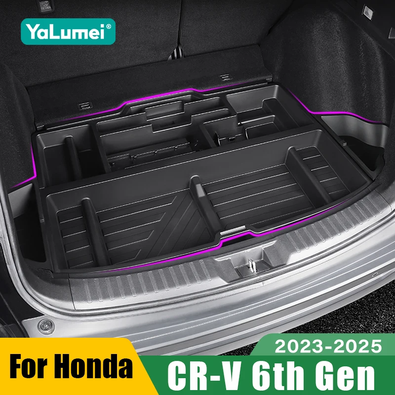 

Для Honda CR-V CRV 6-го поколения 2023 2024 2025 гибридный багажник автомобиля, ящик для хранения запасных шин, аксессуары для лотка
