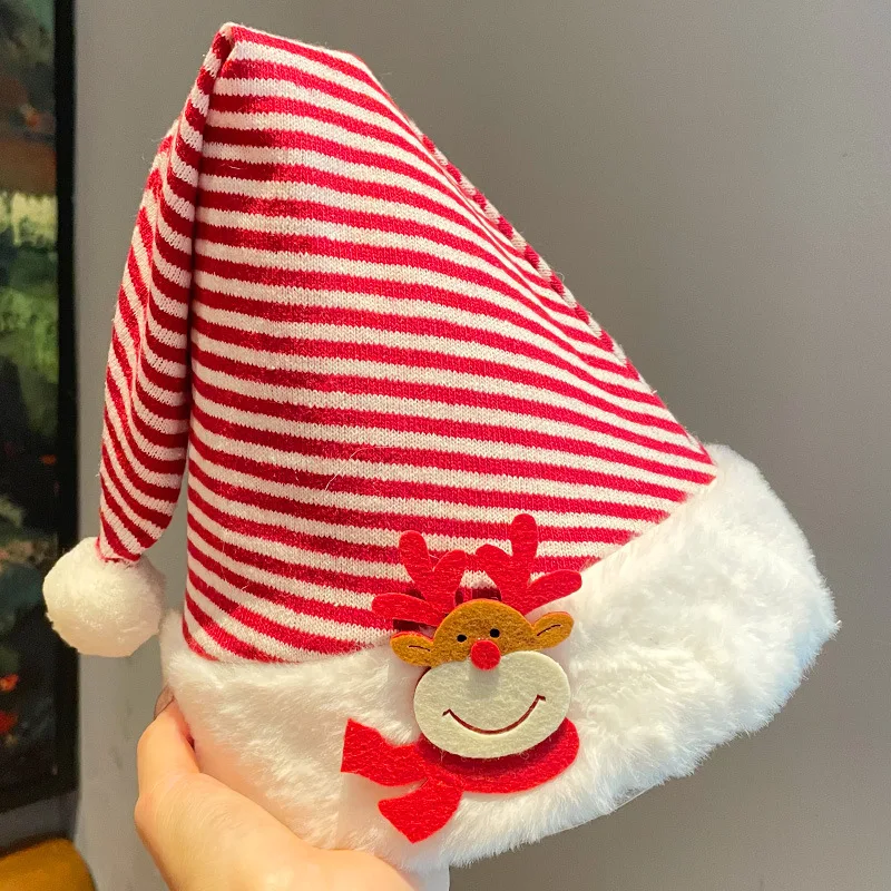 1pcs Christmas Cute Deer Little Red Hat Party Party Funny Headdress Photo Props Atmosphere Decoration Ornaments