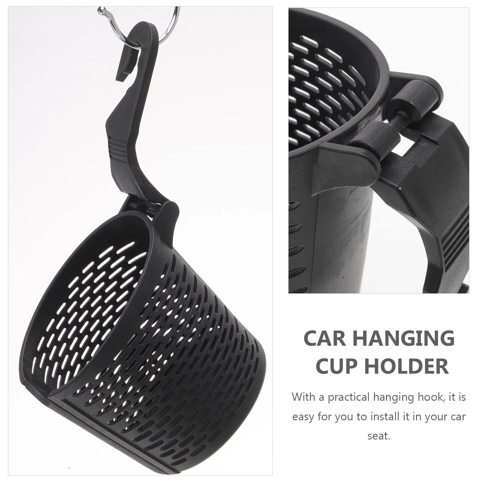 2 Pcs Cup Holder Storing Beverage Car Headrest Bottle Hanging for Seat Vehicle-mounted