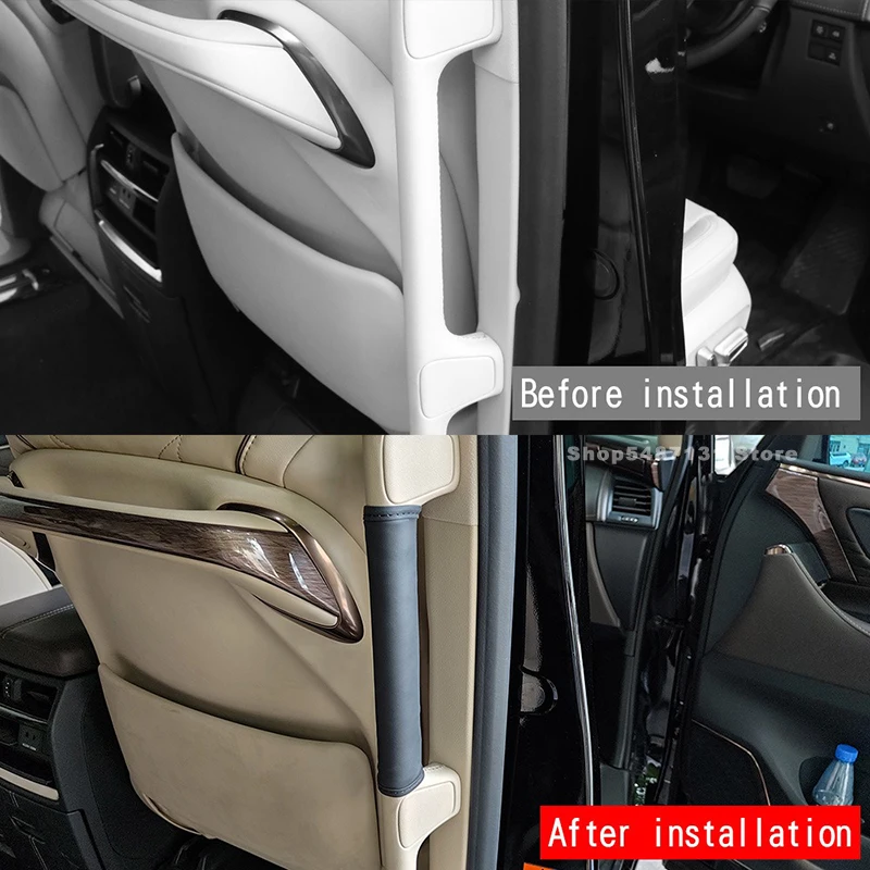 مسند ذراع الباب الأوسط وسادة حماية مسند الذراع الباب الداخلي غطاء مقبض الكسوة ل ألفارد VELLFIRE 40 الملحقات الداخلية 2023-2025