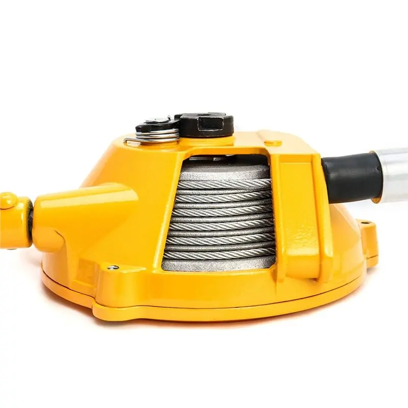 A02M-Retractable Tool Balancer 5 Ft Wire Rope& Safety Hook, Spring Mechanism 7-11 Lbs(3-5 Kg) Heavy-Duty