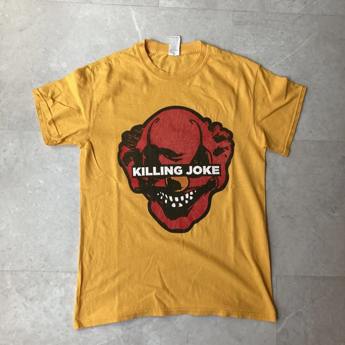 Killing Joke 90s Remake Design Retro style Yellow T shirt Heavy Cotton NH24867