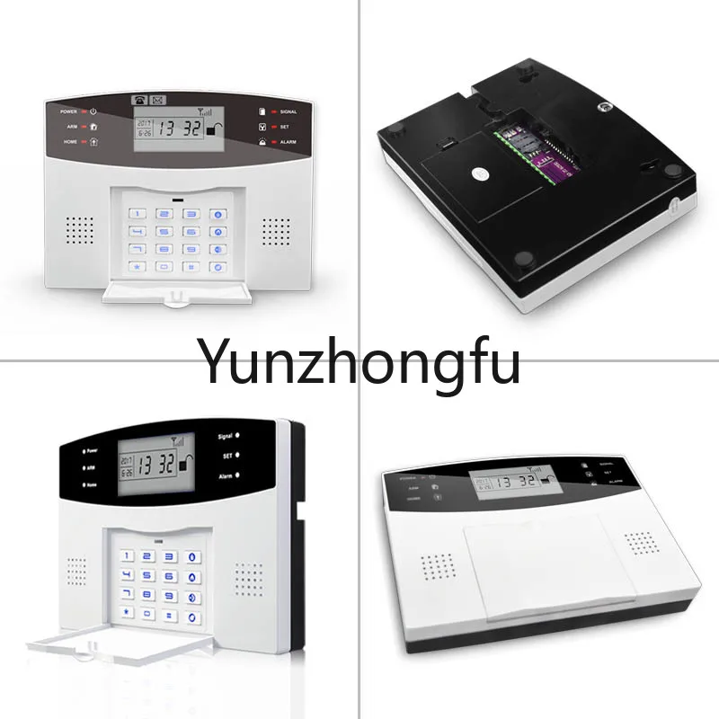 GSM Alarm System Keyboard Screen Intercom Wired & Wireless Home Burglar Security Alarm 433MHz Wireless